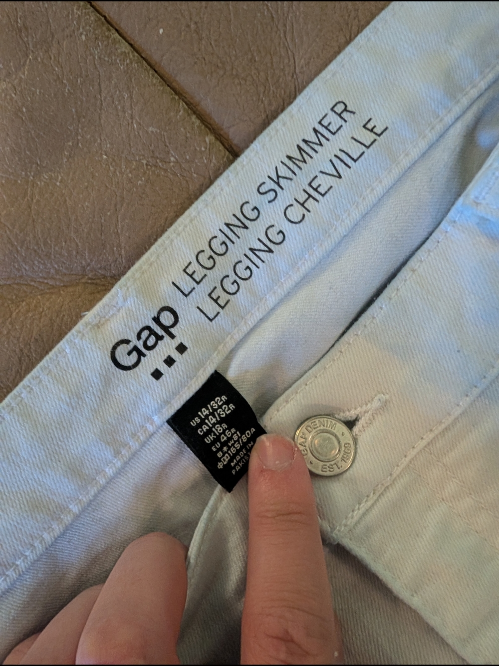 GAP Legging Skimmer Cheville Jeggings in Light Blue